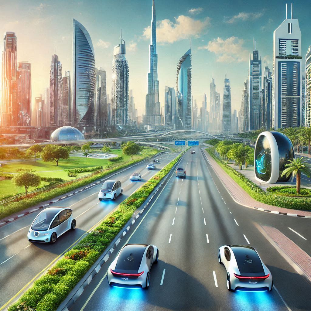 future of Dubai with electric cars